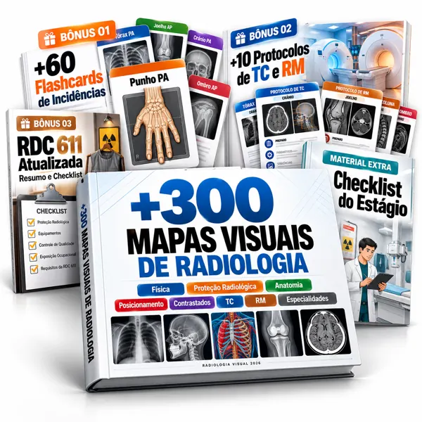 Plano Completo: +300 mapas visuais de radiologia e os bônus